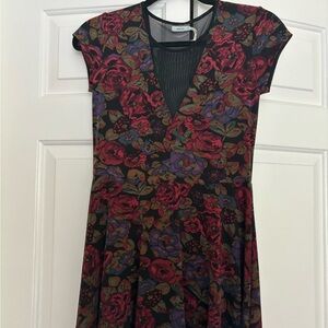 Floral Mesh Dress